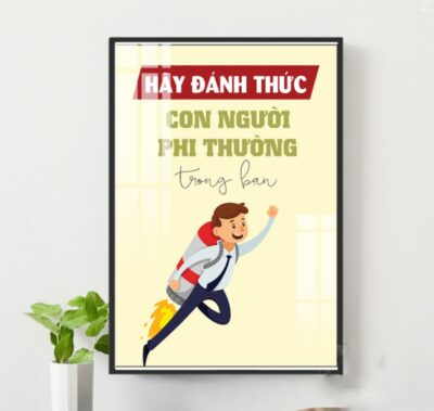 Tranh Động Lực Tráng Gương DL03