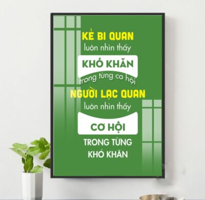 Tranh Động Lực Tráng Gương DL07