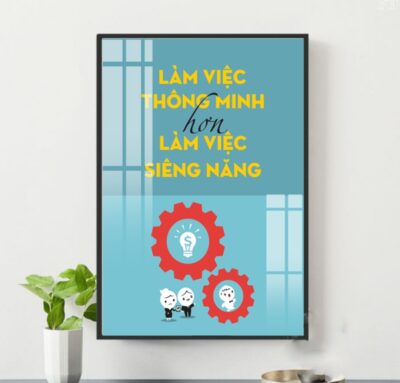 Tranh Động Lực Tráng Gương DL10