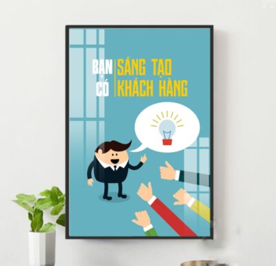 Tranh Động Lực Tráng Gương DL13