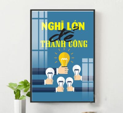 Tranh Động Lực Tráng Gương DL24