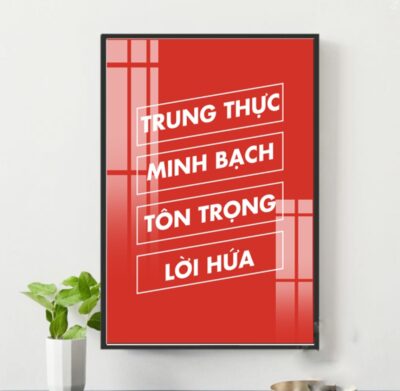 Tranh Động Lực Tráng Gương DL25