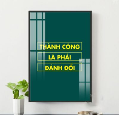 Tranh Động Lực Tráng Gương DL40