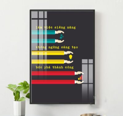 Tranh Động Lực Tráng Gương DL47