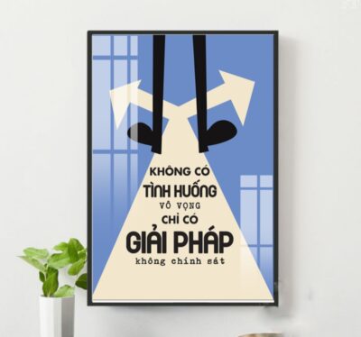 Tranh Động Lực Tráng Gương DL49