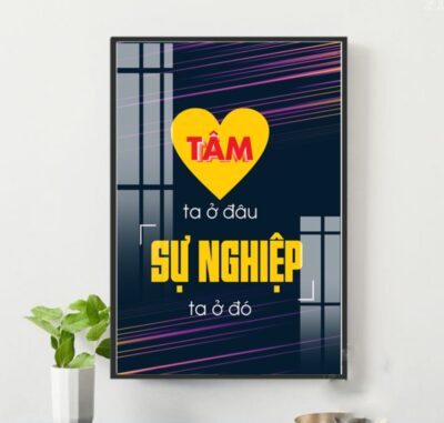 Tranh Động Lực Tráng Gương DL50