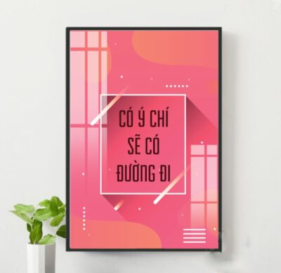 Tranh Động Lực Tráng Gương DL51