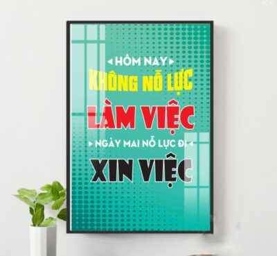 Tranh Động Lực Tráng Gương DL52