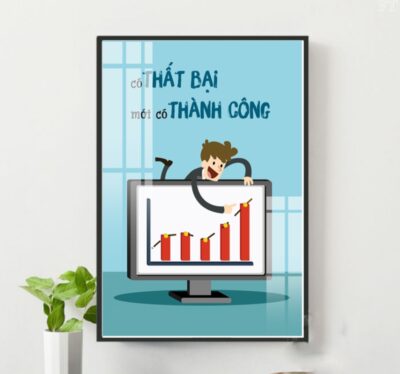 Tranh Động Lực Tráng Gương DL60