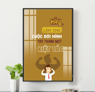 Tranh Động Lực Tráng Gương DL62