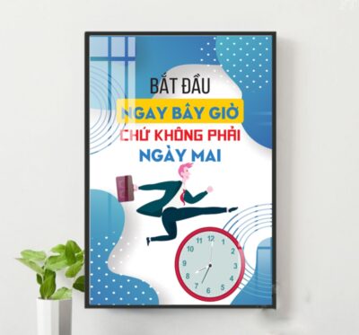 Tranh Động Lực Tráng Gương DL65