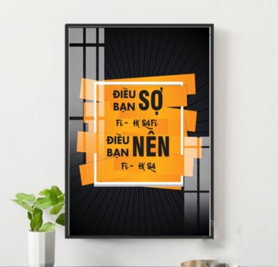 Tranh Động Lực Tráng Gương DL66