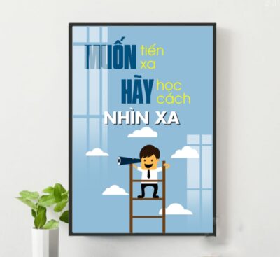 Tranh Động Lực Tráng Gương DL72