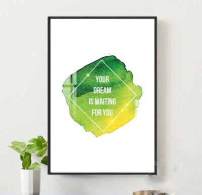 Tranh Động Lực Tráng Gương DL73