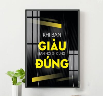 Tranh Động Lực Tráng Gương DL74