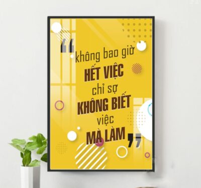 Tranh Động Lực Tráng Gương DL75