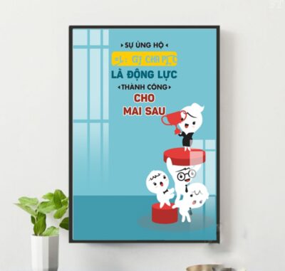 Tranh Động Lực Tráng Gương DL79