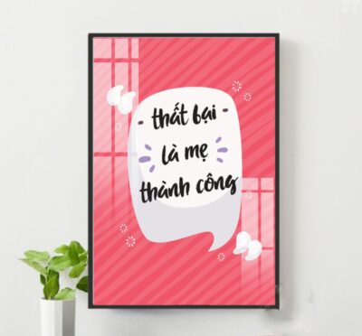 Tranh Động Lực Tráng Gương DL80