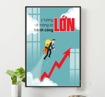 Tranh Động Lực Tráng Gương DL84