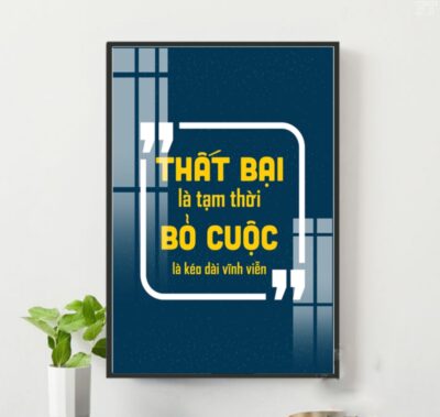 Tranh Động Lực Tráng Gương DL91