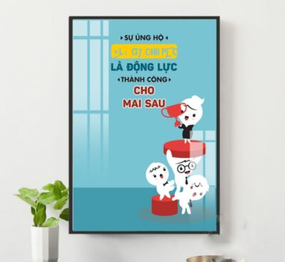 Tranh Động Lực Tráng Gương DL94
