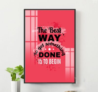 Tranh Động Lực Tráng Gương DL98