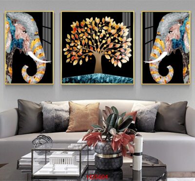 Tranh tráng gương bộ 3 hiện đại SB05