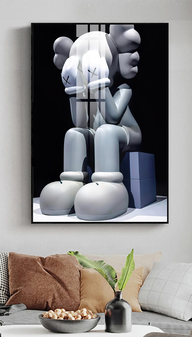 Tranh tráng gương Gấu Bearbrick GB65