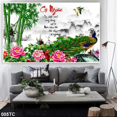 tranh công mẫu đơn, tranh hoàng anh (1)