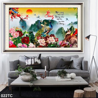 tranh công mẫu đơn, tranh hoàng anh (1)