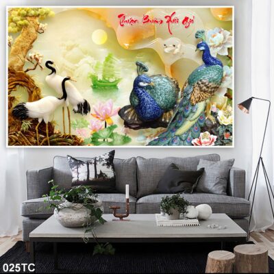 tranh công mẫu đơn, tranh hoàng anh (1)