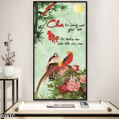 tranh công mẫu đơn, tranh hoàng anh (1)