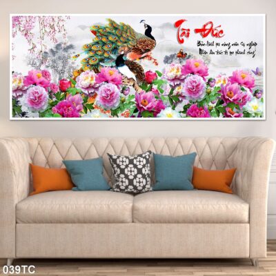 tranh công mẫu đơn, tranh hoàng anh (1)