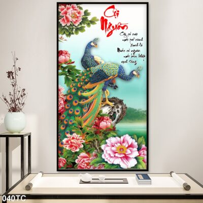 tranh công mẫu đơn, tranh hoàng anh (1)