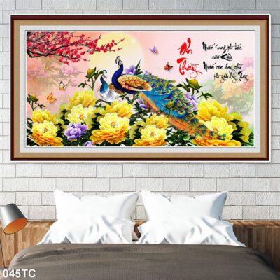 tranh công mẫu đơn, tranh hoàng anh (1)