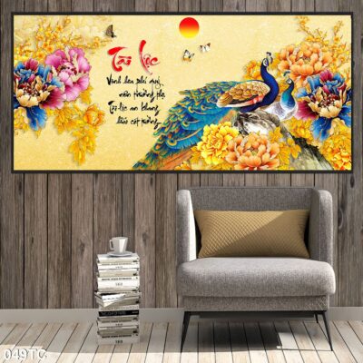 tranh công mẫu đơn, tranh hoàng anh (1)