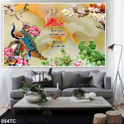 tranh công mẫu đơn, tranh hoàng anh (1)