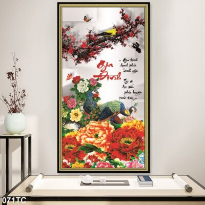 tranh công mẫu đơn, tranh hoàng anh (1)