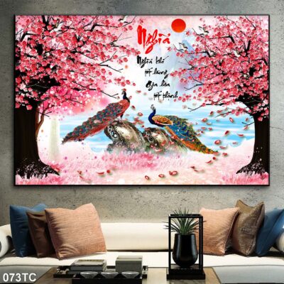 tranh công mẫu đơn, tranh hoàng anh (1)