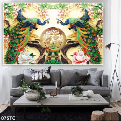 tranh công mẫu đơn, tranh hoàng anh (1)