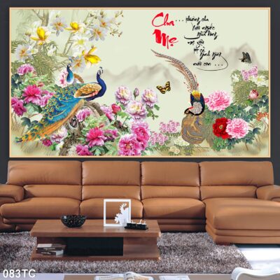 tranh công mẫu đơn, tranh hoàng anh (1)