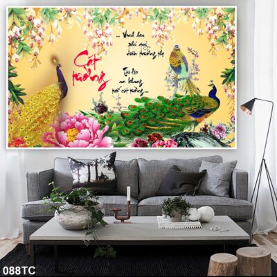 tranh công mẫu đơn, tranh hoàng anh (1)