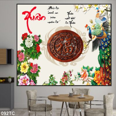 tranh công mẫu đơn, tranh hoàng anh