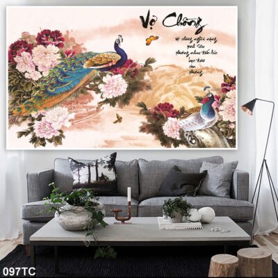 tranh công mẫu đơn, tranh hoàng anh