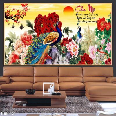 tranh công mẫu đơn, tranh hoàng anh