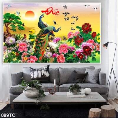 tranh công mẫu đơn, tranh hoàng anh