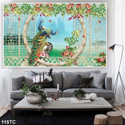 tranh công mẫu đơn, tranh hoàng anh