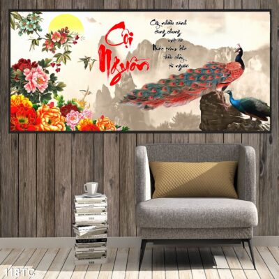 tranh công mẫu đơn, tranh hoàng anh