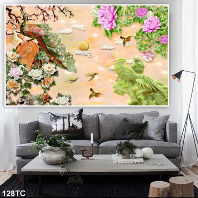 tranh công mẫu đơn, tranh hoàng anh