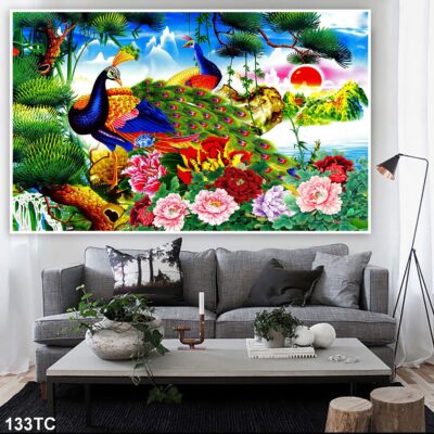 tranh công mẫu đơn, tranh hoàng anh